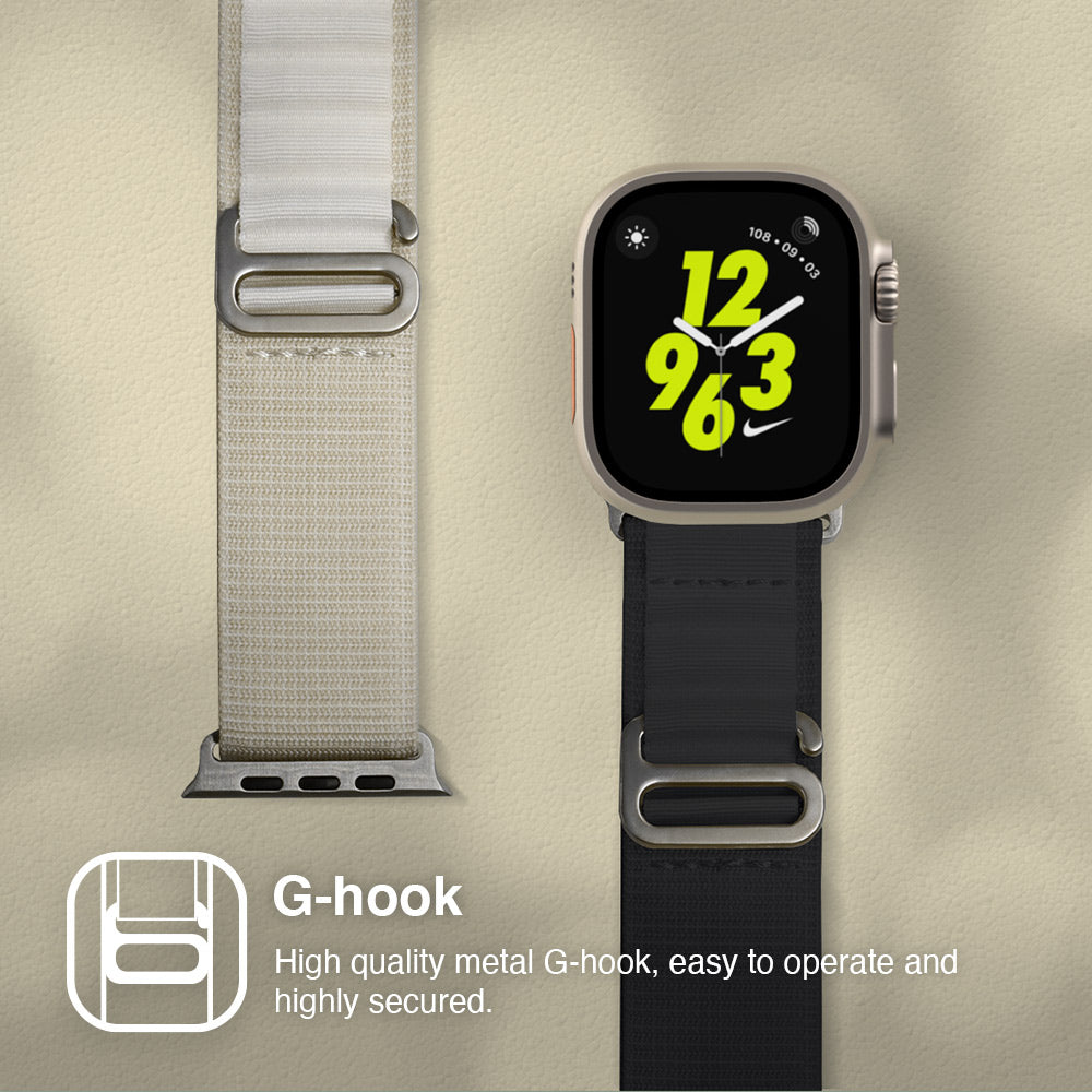 Power Support JTLEGEND Rangy Out-door Loop, Skin-Soothing Apple Watch Strap for Apple Watch 49mm/45mm/44mm/42mm