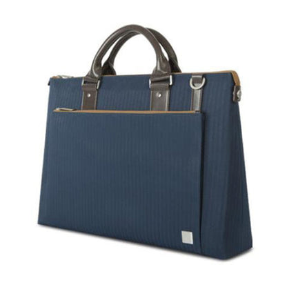 Moshi Urbana Laptop Briefcase fit up to a 16" laptop plus an iPad with room to spare, Bahama Blue