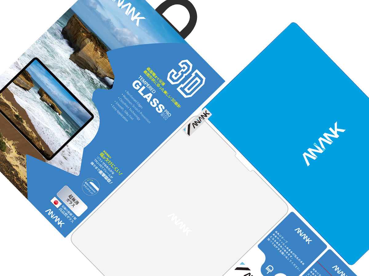 ANANK Curved Clear Tempered Glass for iPad Air 13" (2024/2025)