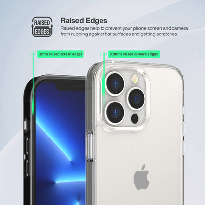 JTLEGEND Hybrid Cushion Case for iPhone 14 Pro Max 6.7" (2022), Crystal