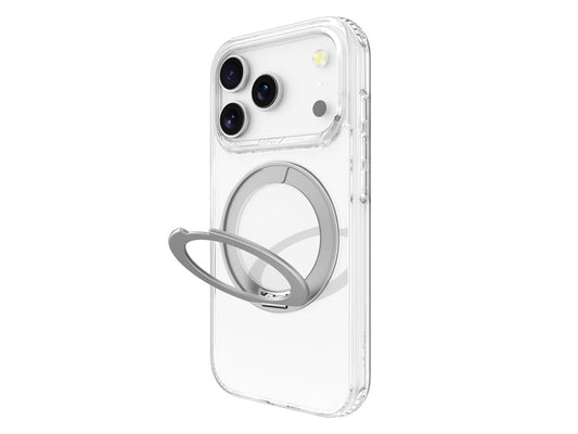 RAPTIC Air Stand Case with MagSafe for Apple iPhone 17 Series (2025) - Clear