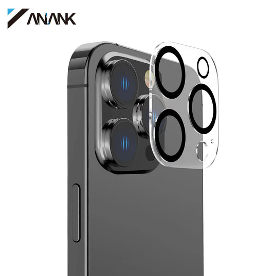 ANANK HD Camera Protection with Rubber Ring (No Flash Spot) for Apple iPhone 17 Series (2025)