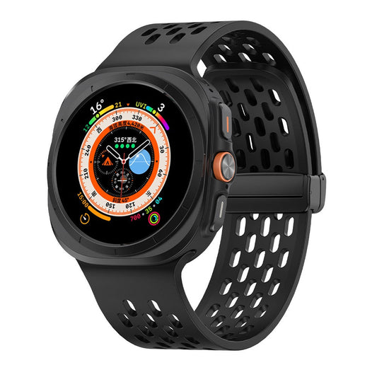 MACHINO Silicone Sport Band for Samsung Galaxy Watch Ultra (MC-SM03) - Black