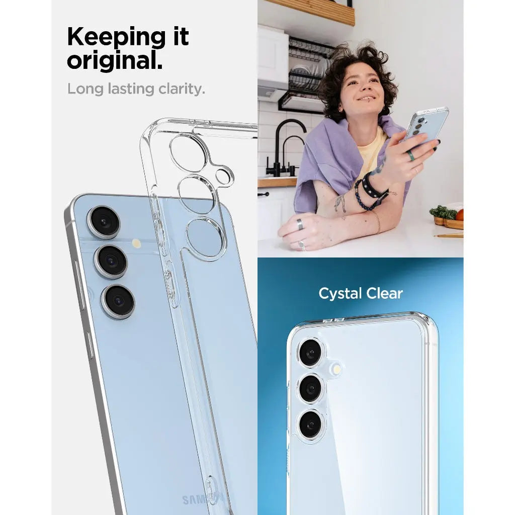 MERCURY GOOSPERY Jelly Ultra Hybrid Case for Samsung Galaxy S24 FE (2024) - Clear