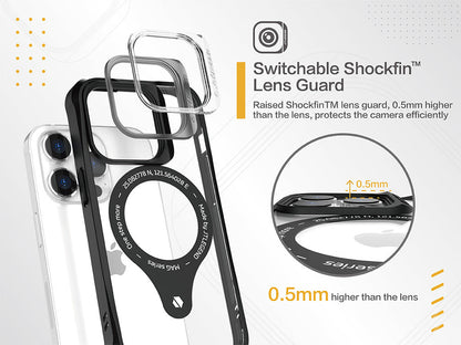 JTLEGEND Hybrid Cushion DX Pro MAG Pro MagSafe Case for iPhone 14 Pro Max 6.7" (2022), Navy Blue