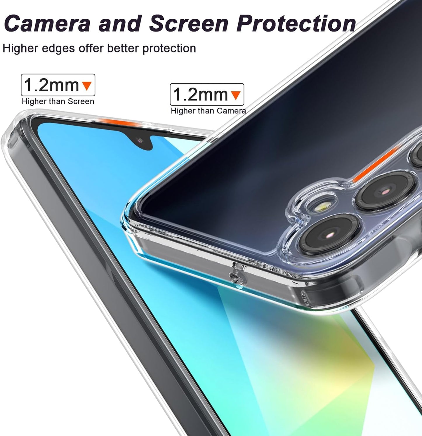 Mercury Goospery Clear Jelly Soft Feeling Case for Samsung Galaxy A06/A36/A56 (2025) - Transparent