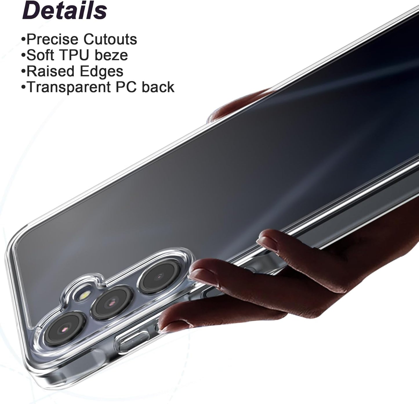 Mercury Goospery Clear Jelly Soft Feeling Case for Samsung Galaxy A06/A36/A56 (2025) - Transparent