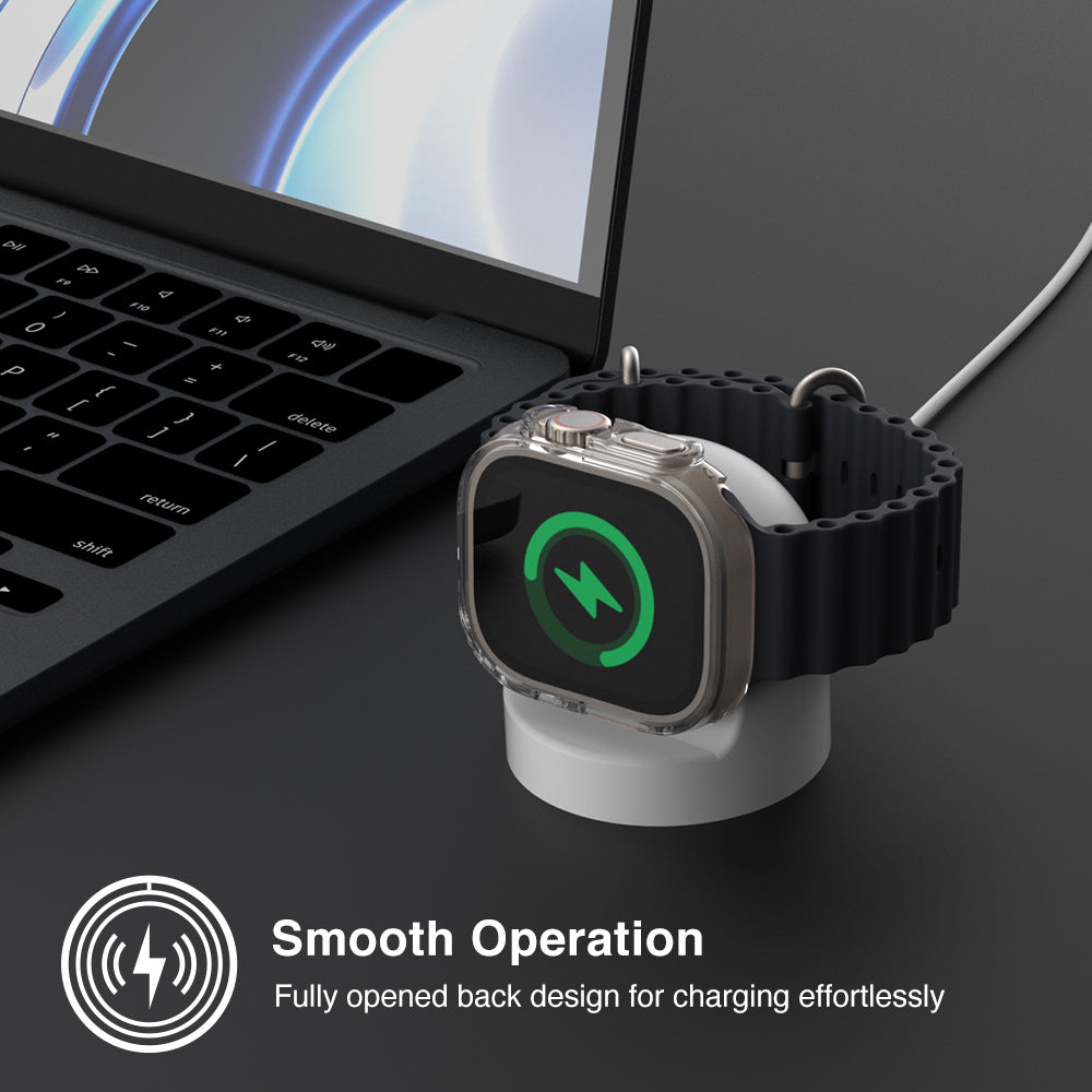 Power Support JTLEGEND Lissome Apple Watch Touch Sensitive Durable Protection Case for Apple Watch 41mm / 45mm, Black