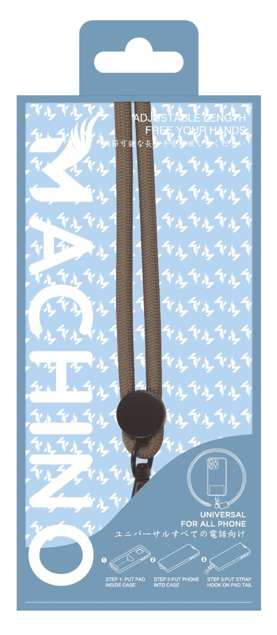 MACHINO Universal Hand Wrist Strap Braided Cord+Metal 32CMX6MM (MC-SH02)