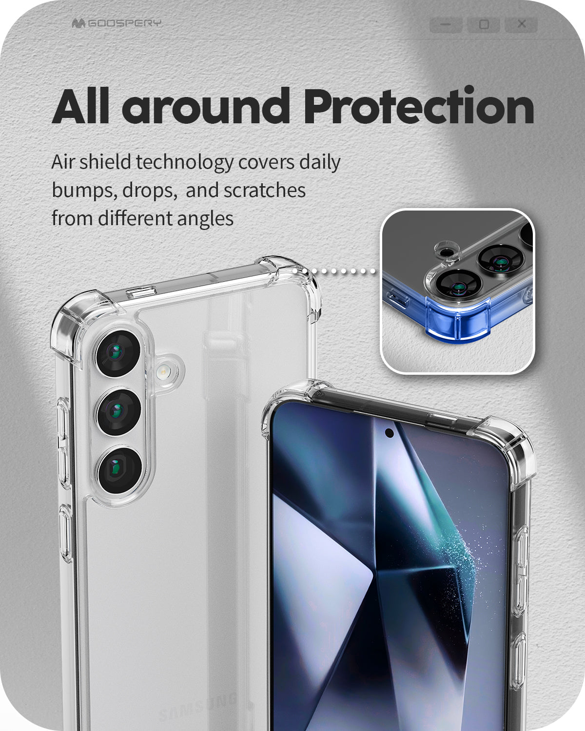 Mercury Goospery Super Protect Case for Samsung Galaxy S24 Series (2024) / Z Flip6 (2024) / Z Fold6 (2024)