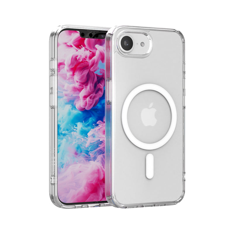 Power Support JTLEGEND Hybrid Cushion Mag Case with MagSafe for Apple iPhone 16e (2025) - Crystal