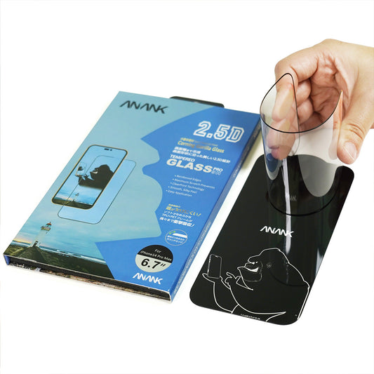 ANANK 2.5D Corning Gorilla 10 X Reinforced Treatment Tempered Glass for iPhone 17 Series (2025)