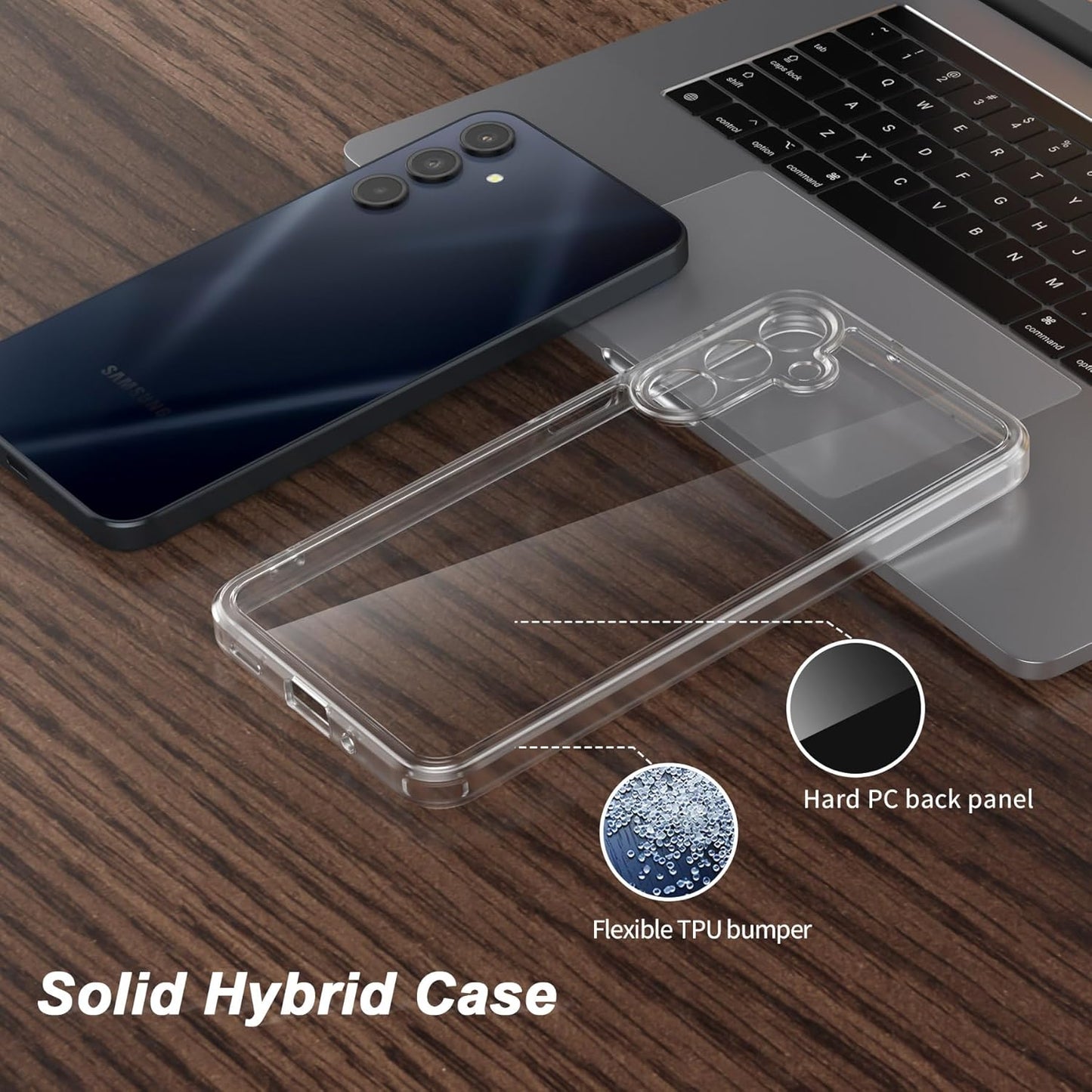 Mercury Goospery Clear Jelly Soft Feeling Case for Samsung Galaxy A06/A36/A56 (2025) - Transparent