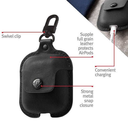 Twelve South AirSnap for AirPods 1/2, Black