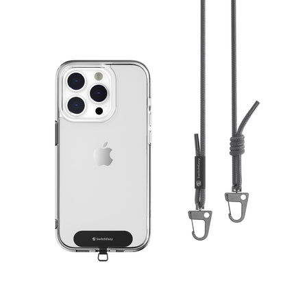 SwitchEasy EasyStrap with EasyStrap Card 6mm Zinc Alloy+Nylon Mobile Phone Lanyard Strap (Case not Included)