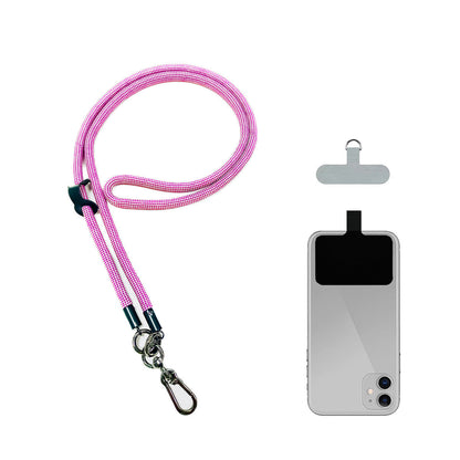 ANANK Mobile Phone Lanyard Crossbody Anti-Lost Rope, Universal Detachable Durable Nylon Lanyard with Hook 2 Patches