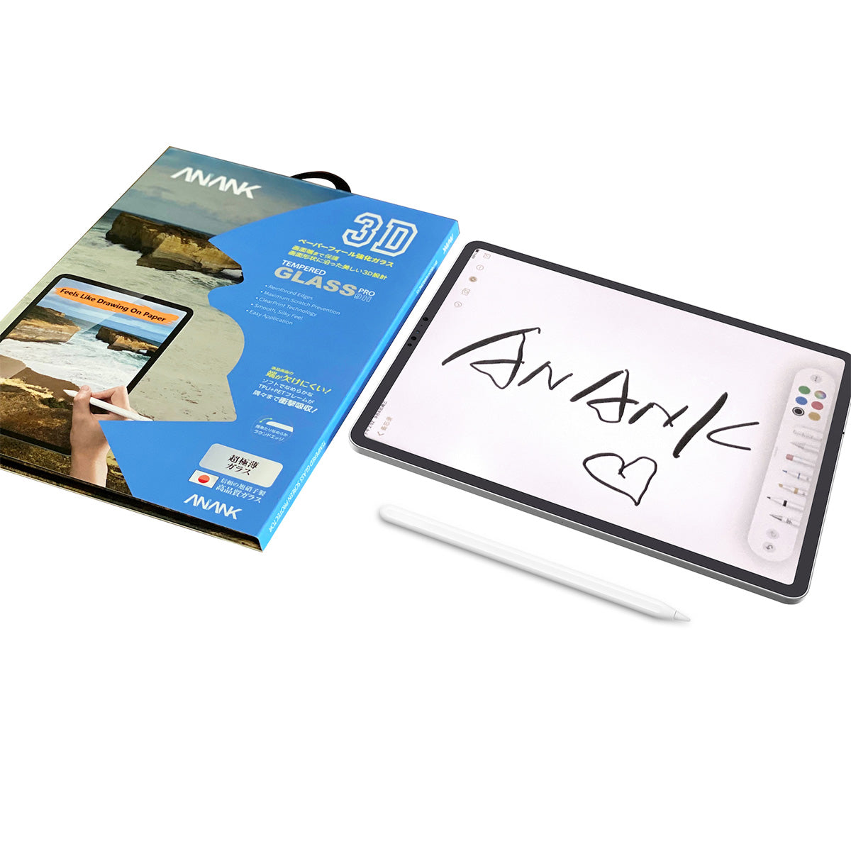 ANANK Curved PaperLike Tempered Glass for iPad mini 8.3" (2021/2024)
