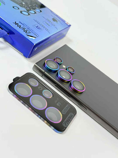 ANANK Anti-reflective AGC Glass Titanium Frame Lens Guard for Samsung Galaxy S25 Ultra (2025)