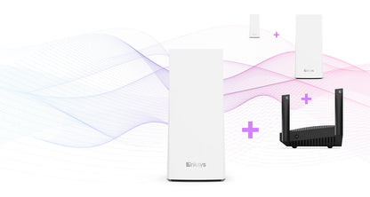 Linksys Velop Tri-Band Whole Home Mesh Wi-Fi System Coverage Up To 6,000 SQ FT AC2200 (1-Pack)