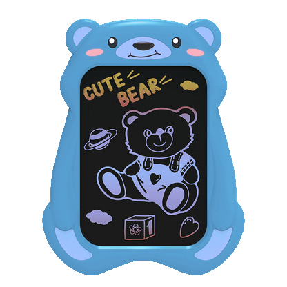 ANANK LCD Pad Arts & Drawing Tablet Gift For Kids Drawing Electronic Writing Board With Stylus Cartoon Bear