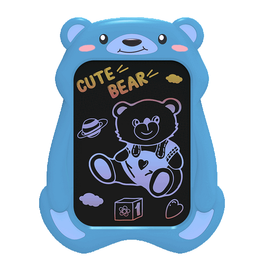 ANANK LCD Pad Arts & Drawing Tablet Gift For Kids Drawing Electronic Writing Board With Stylus Cartoon Bear