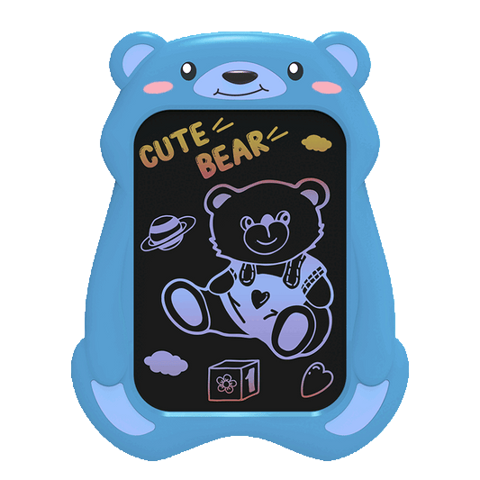 ANANK LCD Pad Arts & Drawing Tablet Gift For Kids Drawing Electronic Writing Board With Stylus Cartoon Bear