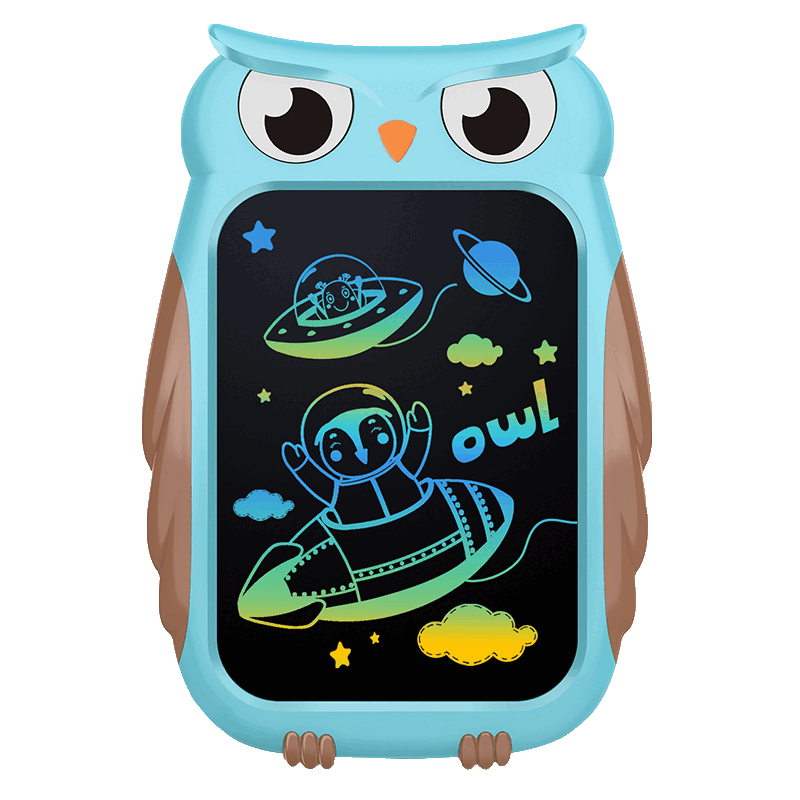 ANANK LCD Pad Arts & Drawing Tablet Gift For Kids Drawing Electronic Writing Board With Stylus Cartoon Owl