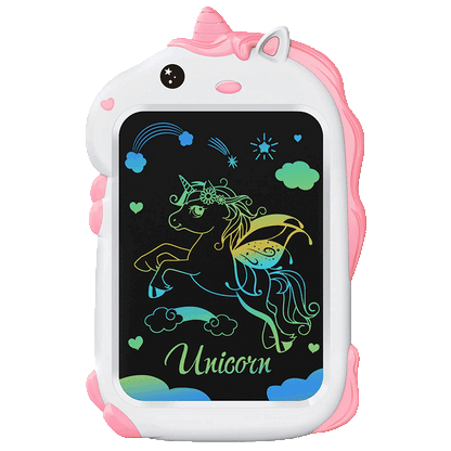 ANANK LCD Pad Arts & Drawing Tablet Gift For Kids Drawing Electronic Writing Board With Stylus Cartoon Little Unicorn