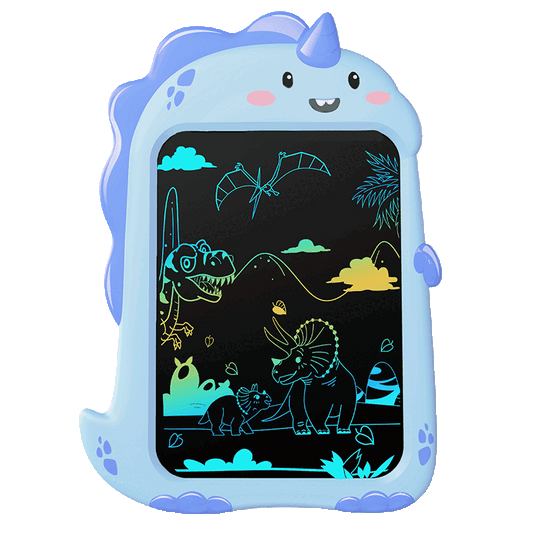 ANANK LCD Pad Arts & Drawing Tablet Gift For Kids Drawing Electronic Writing Board With Stylus Cartoon Dinosaur