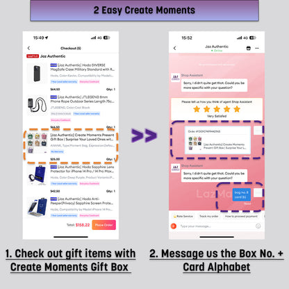 Jaz Authentic Create Moments Present Gift Box