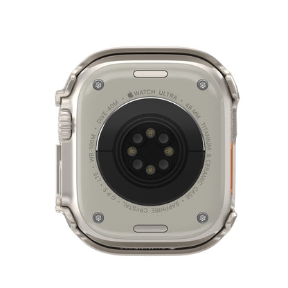 SwitchEasy Hybrid Protective PC Case + Tempered Glass 360 Protection for Apple Watch Ultra 49mm (Watch not Included)