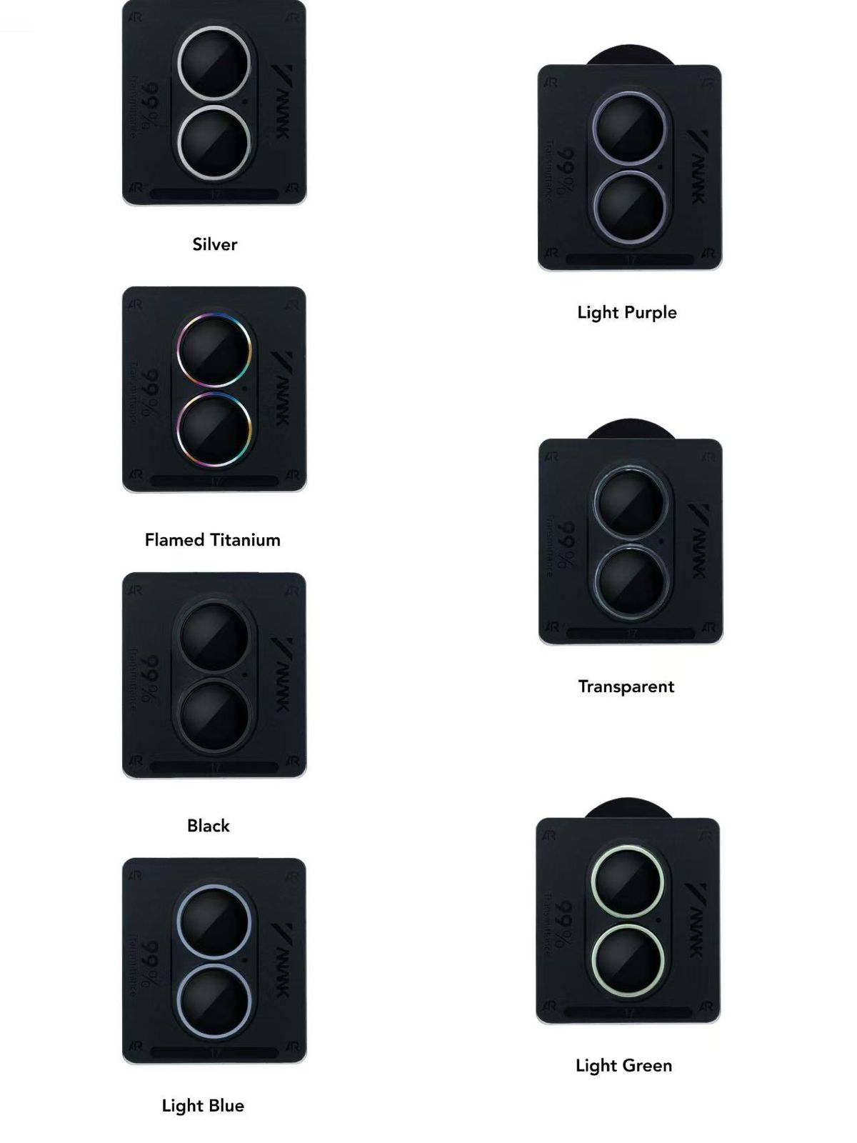 ANANK AR Circle Lens Guard with Anti-reflective Coating for Apple iPhone 17 Series (2025)