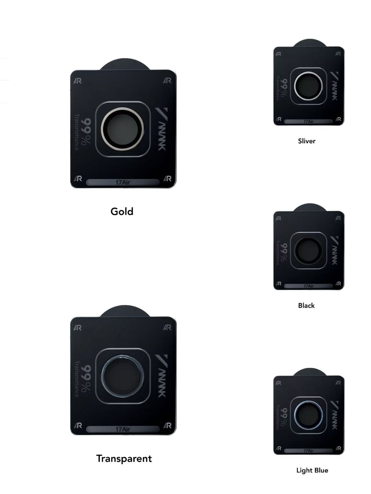 ANANK AR Circle Lens Guard with Anti-reflective Coating for Apple iPhone 17 Series (2025)