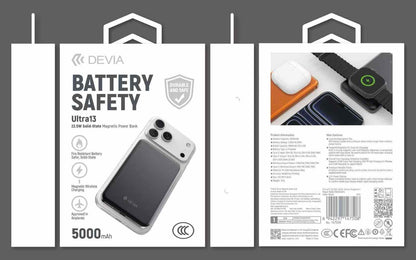 DEVIA Solid-State PD 22.5W Magnetic Power Bank