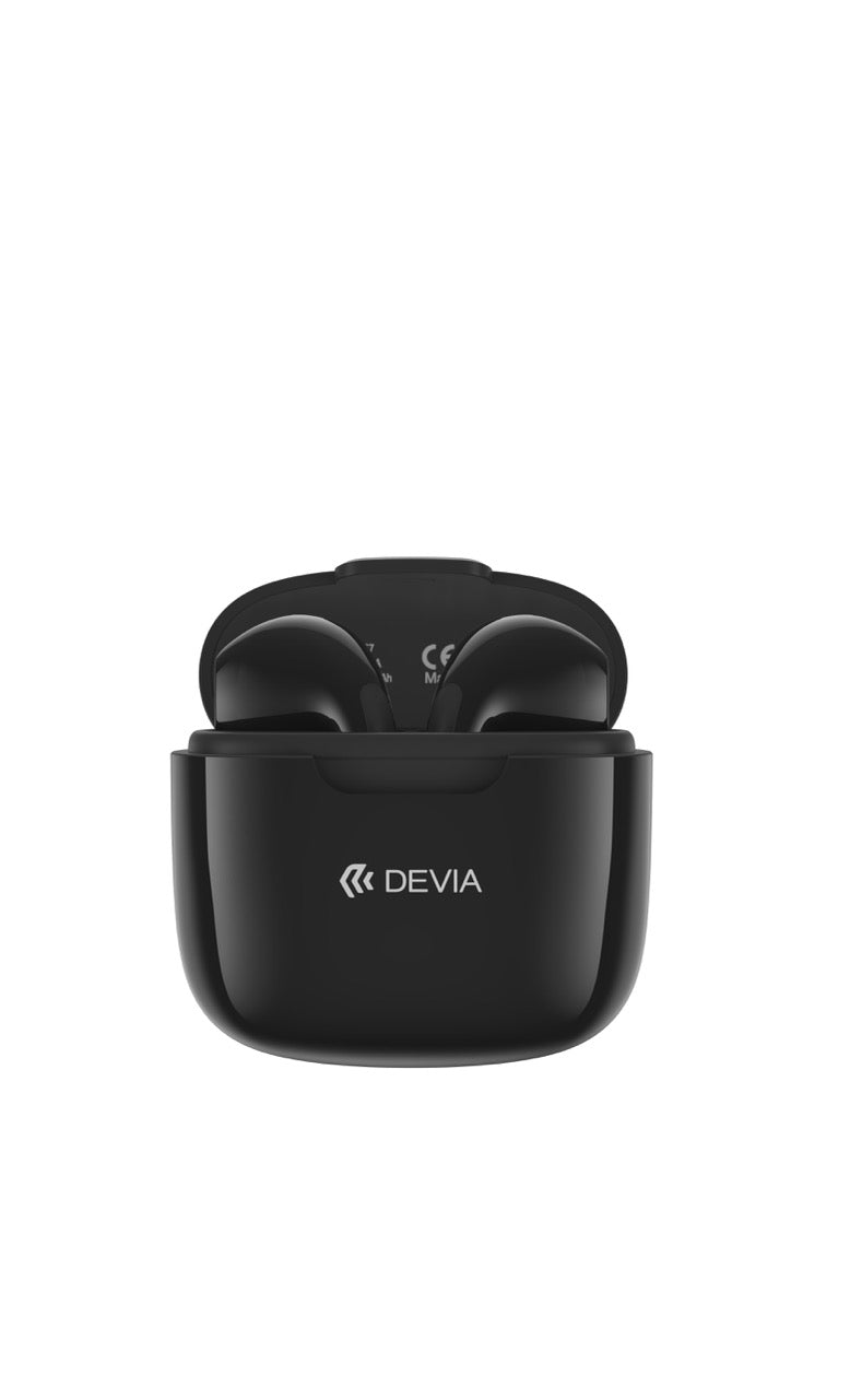 DEVIA Kintone Series TWS-K1 Wireless Earphone (USB-C Charging Interface) - Black