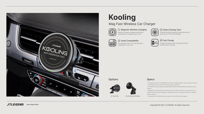 Power Support JTLEGEND Kooling Mag Fast Wireless Car Charger