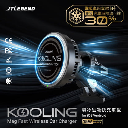 Power Support JTLEGEND Kooling Mag Fast Wireless Car Charger