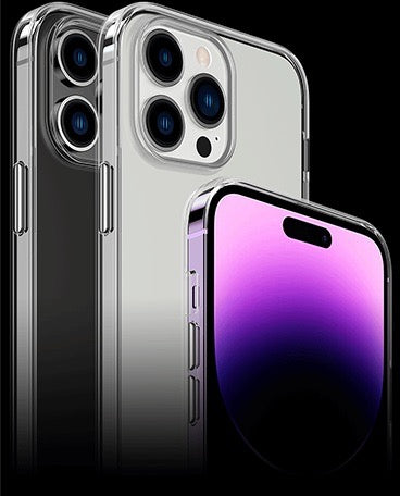 MACHINO PC Frame + Metal Buttons Clear Case with MagSafe for iPhone 15 Series (2023)