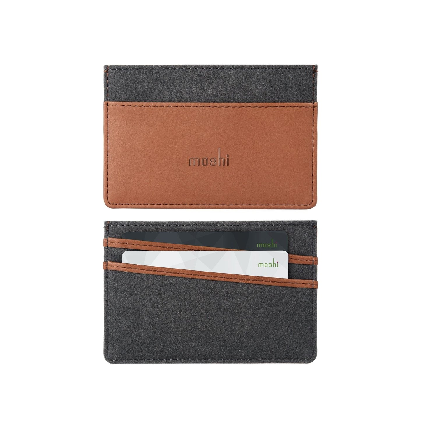 Moshi Card Holder, Brown