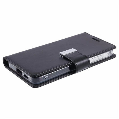 Mercury Goospery Rich Diary Practical Wallet Case for Samsung Galaxy A06 (2025) - Black