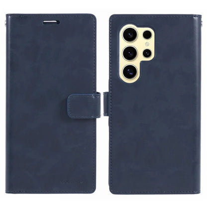 Mercury Goospery Mansoor Diary Practical Wallet Case for Samsung Galaxy S25 Edge (2025) - Black