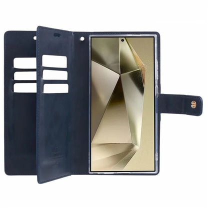 Mercury Goospery Mansoor Diary Practical Wallet Case for Samsung Galaxy S24 Series (2024) - Black