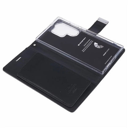 Mercury Goospery Rich Diary Practical Wallet Case for Samsung Galaxy A06 (2025) - Black