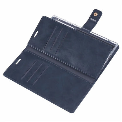 Mercury Goospery Mansoor Diary Practical Wallet Case for Samsung Galaxy S25 Edge (2025) - Black