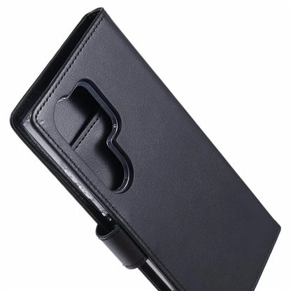 Mercury Goospery Rich Diary Practical Wallet Case for Samsung Galaxy S25 Edge (2025) - Black