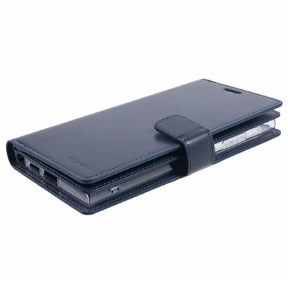 Mercury Goospery Mansoor Diary Practical Wallet Case for Samsung Galaxy S24 Series (2024) - Black