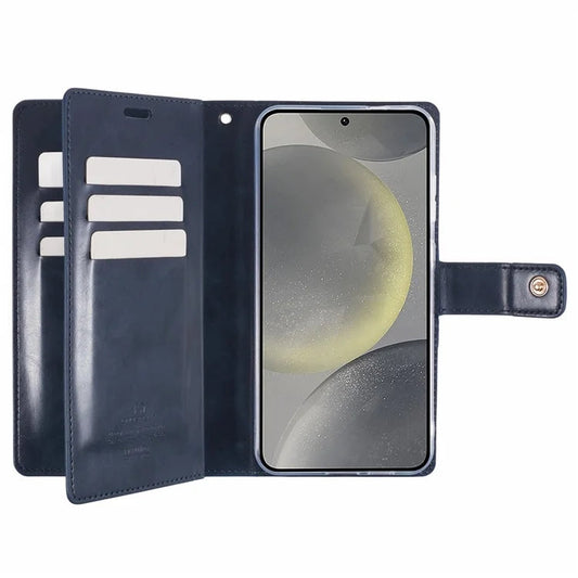 Mercury Goospery Mansoor Diary Practical Wallet Case for Samsung Galaxy S25 Edge (2025) - Black