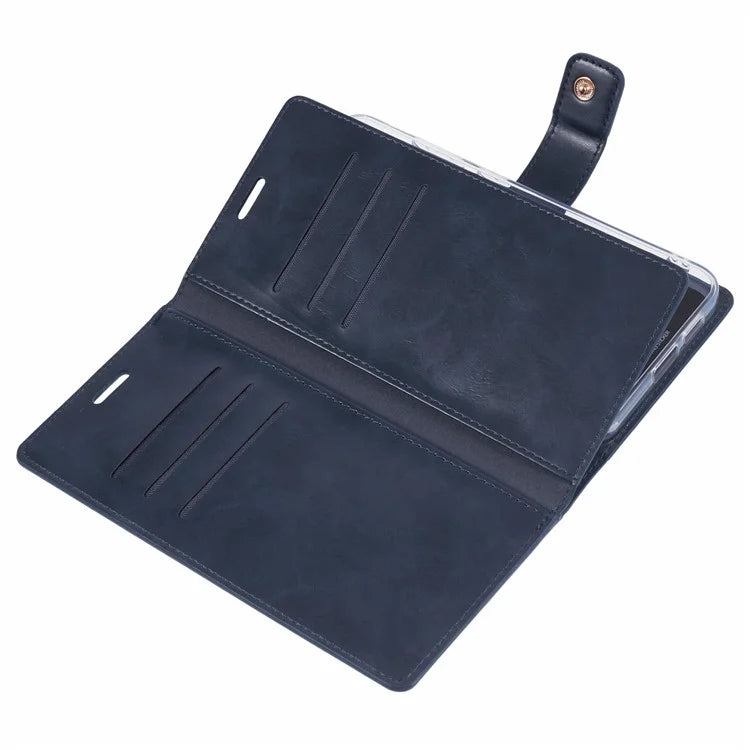 Mercury Goospery Mansoor Diary Practical Wallet Case for Samsung Galaxy S25 Edge (2025) - Black