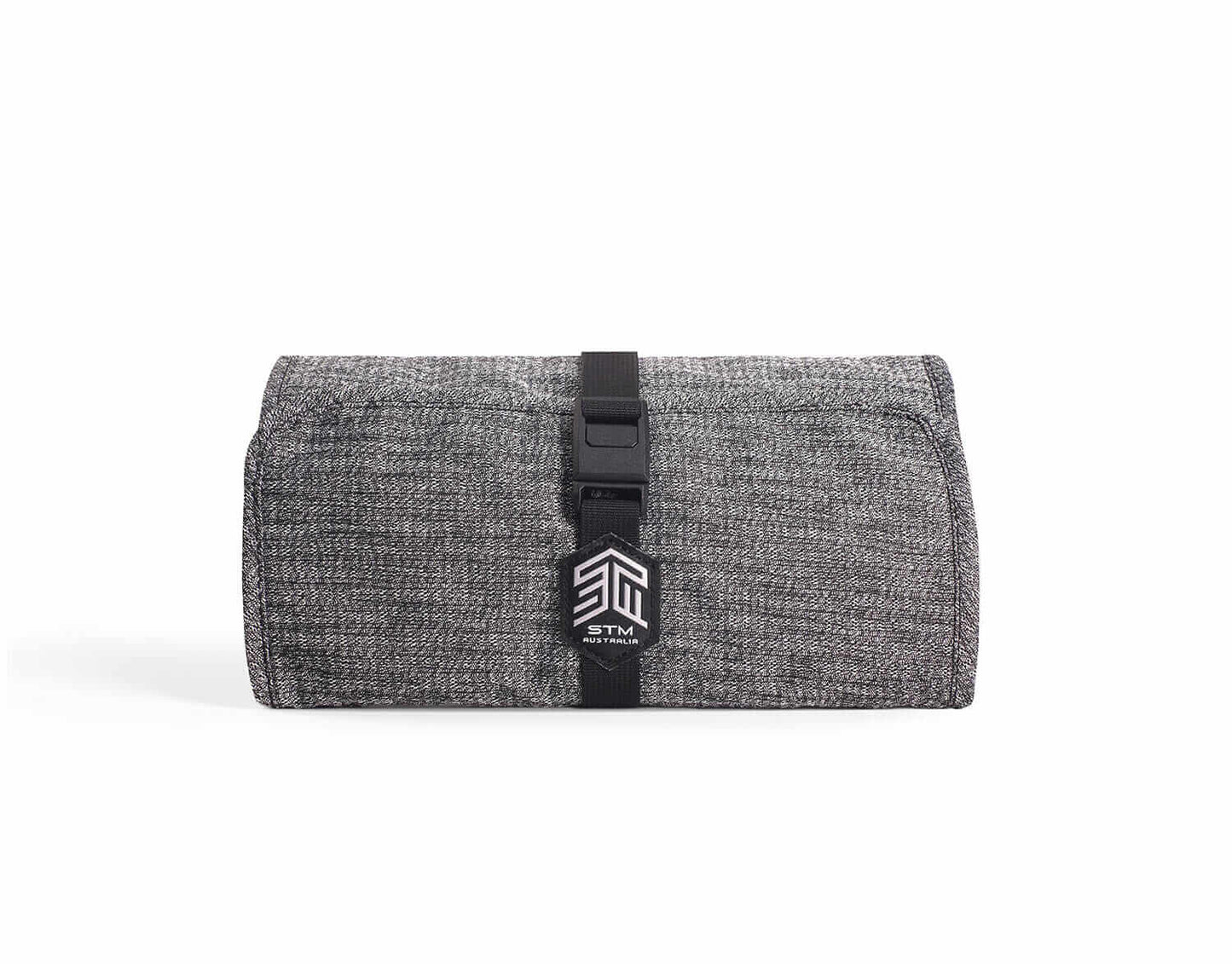 STM Accessory Dapper Wrapper ingeniously corrals your cables, adapters, and others, Granite Black