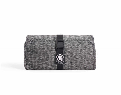 STM Accessory Dapper Wrapper ingeniously corrals your cables, adapters, and others, Granite Black
